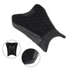 Front Raider Seat Driver Cushion Pu Fit Blacka For Kawasaki Ninja Zx-6R 19-25