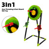 3In1 Axe Throwing & Dart Board Kid Toy Set Backyard Indoor & Outdoor Party Game