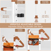 Foldable Bed Assist Rail with Adjustable Height Non-Slip Handle & Storage Pouch  Fits King Queen Full Twin Beds  Supports 350 LBS Bed Rails for Elderly Adults Safety