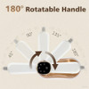 1200W Portable  LCD Steam Iron Machine Steamer Handheld Garment Clothes Ironing