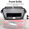 RS3 Style Front Bumper Grill Grille Fit Audi A3 Sline S3 2013-2016 With ACC