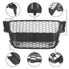 RS5 Style Hood Henycomb Sport mesh Grill Grille Fit AUDI A5 S5 B8 2008-2012