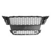 RS5 Style Hood Henycomb Sport mesh Grill Grille Fit AUDI A5 S5 B8 2008-2012