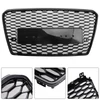 RS7 Style Honeycomb Sport Mesh Hex Grill Grille Fit Audi A7/S7 2012-2015 Black