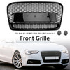 RS5 Style Honeycomb Front Bumper Grille Grill Fit Audi A5 S5 B8.5 2013-2016