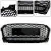 RS5 Style Honeycomb Sport Mesh Hex Grill Grille Fit Audi A5 S5 B9 2017-2019