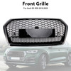 RSQ5 Style Front Honeycomb Mesh Grille Grill Fit Audi Q5 SQ5 2018-2020