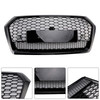 RSQ5 Style Front Honeycomb Mesh Grille Grill Fit Audi Q5 SQ5 2018-2020