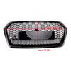 RSQ5 Style Front Honeycomb Mesh Grille Grill Fit Audi Q5 SQ5 2018-2020