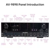 3000W Peak Stereo HiFi Power Amplifier High-Power 5.1Channel Subwoofer Amplifier