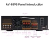 3000W Peak Stereo HiFi Power Amplifier High-Power 5.1Channel Subwoofer Amplifier