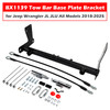 BX1139 Tow Bar Base Plate Bracket for Jeep Wrangler JL JLU All Models 2018-2025