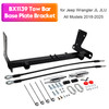 BX1139 Tow Bar Base Plate Bracket for Jeep Wrangler JL JLU All Models 2018-2025