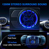 1200W Car Subwoofer 10" 12V Slim Under Seat Powered Car Subwoofer APP Control