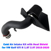 Cold Air Intake Kit with Heat Shield for VW Golf GTi R 1.8T 2.0T 2015-2020