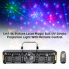 5In1 96 Picture Laser Magic Ball UV Strobe Projection Light With Remote Control