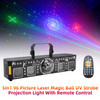 5In1 96 Picture Laser Magic Ball UV Strobe Projection Light With Remote Control