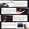 1500W 3In1 LED Light Smoke Fog Machine Stage Fogger DJ Spray Smoke Stage Effect