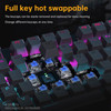 K1000 Mechanical Keyboard Wired 104-key Red Switches Gaming E-Sports Customized