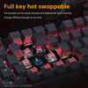 K1000 Mechanical Keyboard Wired 104-key Red Switches Gaming E-Sports Customized