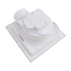 145 CFM 12" Bathroom Exhaust Fan 1.5sones Bath Fan Low Noise with Light