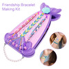 Friendship Bracelet Making Kit DIY Art Craft 6-12 Year Girl Birthday Gift Purple