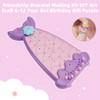 Friendship Bracelet Making Kit DIY Art Craft 6-12 Year Girl Birthday Gift Purple