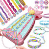 Friendship Bracelet Making Kit DIY Art Craft 6-12 Year Girl Birthday Gift Pink