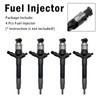 4Pcs Fuel Injector For Mitsubishi L200 2.4L 2.5L 4D56 2008-2019 1465A041