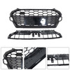 RS4?Style Front Bumper Grille Grill 8W0853651D Fit Audi A4 S4 B9.5 2020?2022