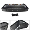 Matte Black Front Bumper Grille Grill Fit Ford Transit Custom 2013-2017 W/LED