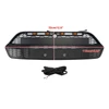 Matte Black Front Bumper Grille Grill Fit Ford Transit Custom 2013-2017 W/LED
