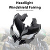 Headlight Windshield Cover Fairing For Kawasaki Versys 1000 2019-2024 Black