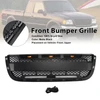 Matt Black Front Bumper Grill Grille Fit Ford Ranger 2001-2003 With LED Light