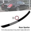 Gloss Black Rear Boot Spoiler For Mercedes Benz S?Class W221 Sedan 2005?2013