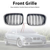 Gloss Black Front Kidney Grill Grille Fit BMW 5 Series E39 1998-2003 W/LED