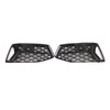 2PCS Front Bumper Grill Grille Fog Light Cover Fit Audi A6 C8 2019-2023