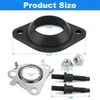 Exhaust Downpipe Adapter Flange Gasket Stud Kit For Ford Ecoboost 3.5L 2011-2021