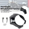 Headlight Windshield Cover Fairing For Honda Rebel CMX300 CMX500 2020-2026 Black