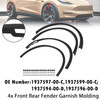 4X Front Rear Fender Molding For Tesla Model Y 2025-2026
