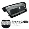 RS4?Style Honeycomb Sport Mesh Hex Grill Grille Fit Audi A4/S4 B8 2009?2012