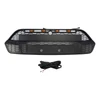 Matte Black Front Bumper Grille Grill Fit Ford Transit Custom 2013-2017 W/LED