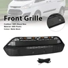 Matte Black Front Bumper Grille Grill Fit Ford Transit Custom 2013-2017 W/LED