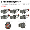 6Pcs Fuel Injector For Chrysler Concorde LHS 3.5L V6 1993-1997 4573062