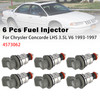 6Pcs Fuel Injector For Chrysler Concorde LHS 3.5L V6 1993-1997 4573062