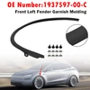 Front Left Fender Garnish Molding 1937597-00-C For Tesla Model Y 2025-2026
