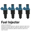 4Pcs Fuel Injector For Audi A3 1.6L 1996-2003 A4 1.6L 1994-2000 06B133551L