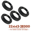 4x 22443-2E000 Valve Cover Oil Seal for Hyundai Genesis 2011-2026