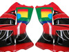 Amotopart Fairings Suzuki GSX1300 Hayabusa Red Black Jomo  Racing  (1999-2007)