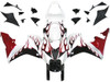 Amotopart Fairings Honda CBR 600 RR White Black&Red Flame CBR Racing (2007-2008)